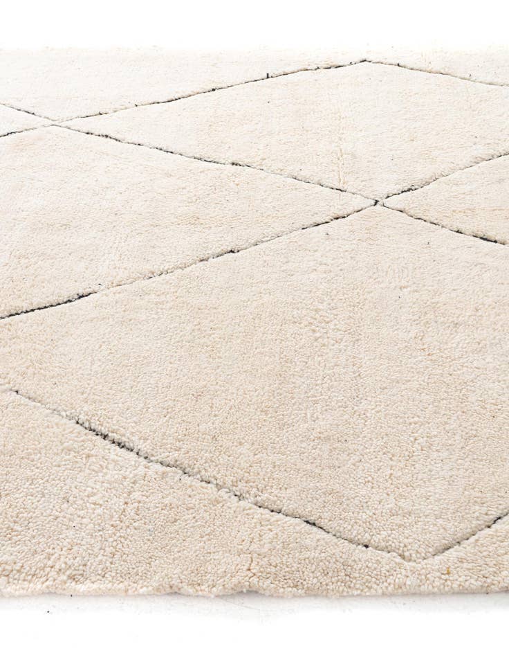 Detail image of  7' x 9' 6  Hand Knotted Moroccan Wool Rug