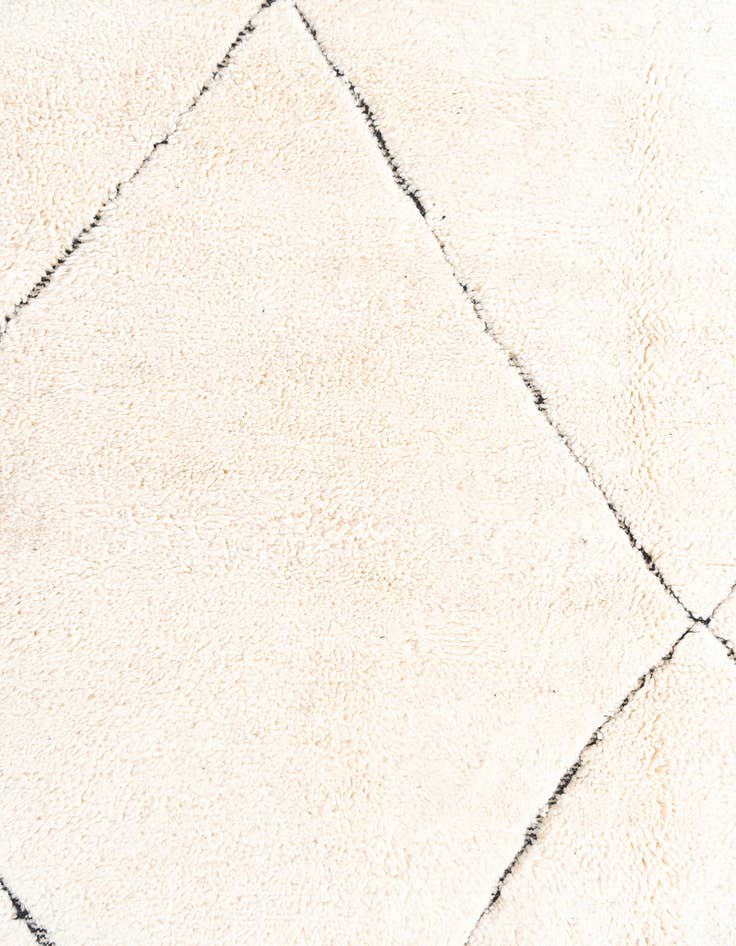 Detail image of  7' x 9' 6  Hand Knotted Moroccan Wool Rug