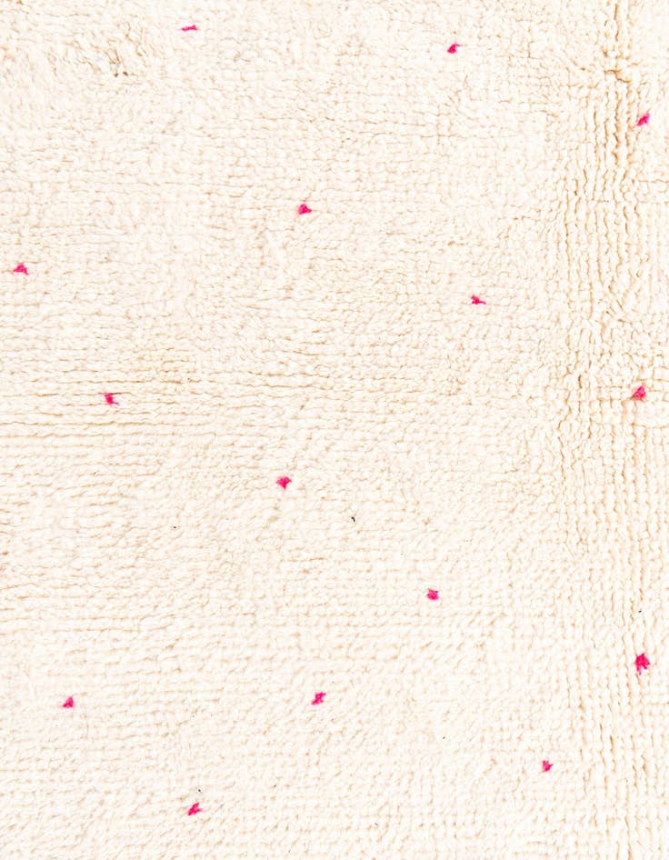 Detail image of  5' 7 x 8'  Hand Knotted Moroccan Wool Rug