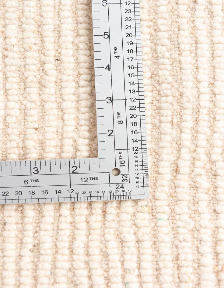 Detail image of  5' 7 x 8'  Hand Knotted Moroccan Wool Rug