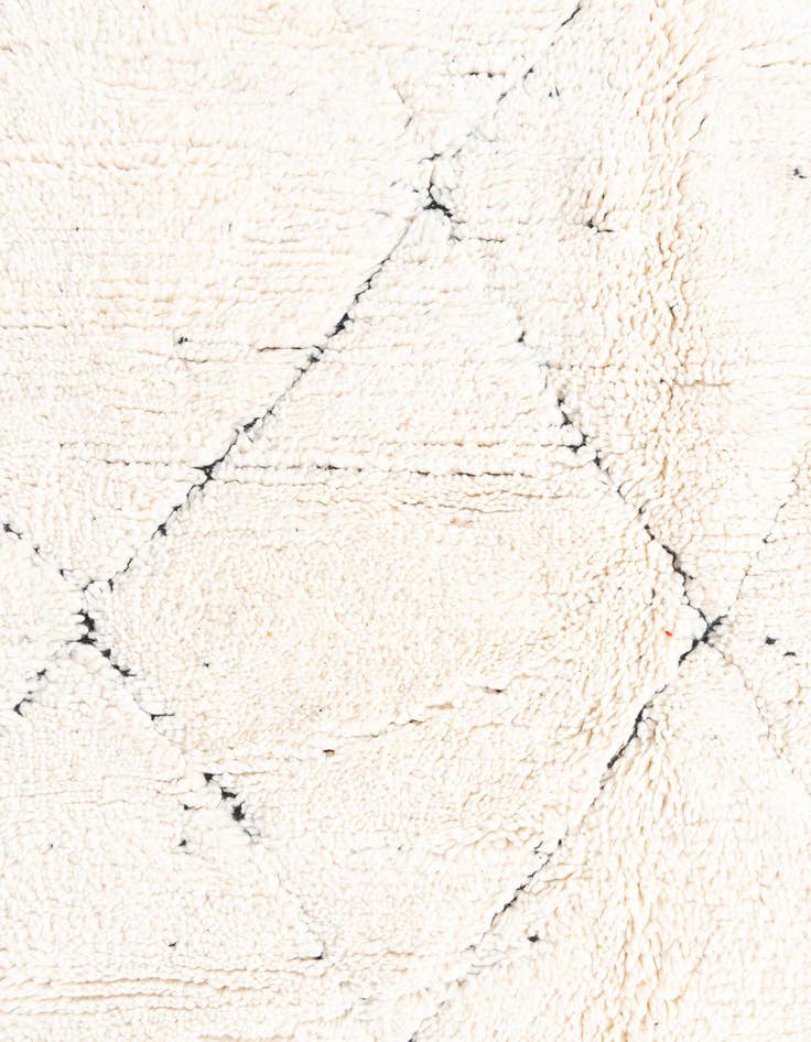 Detail image of  4' 8 x 8' 3  Hand Knotted Moroccan Wool Rug