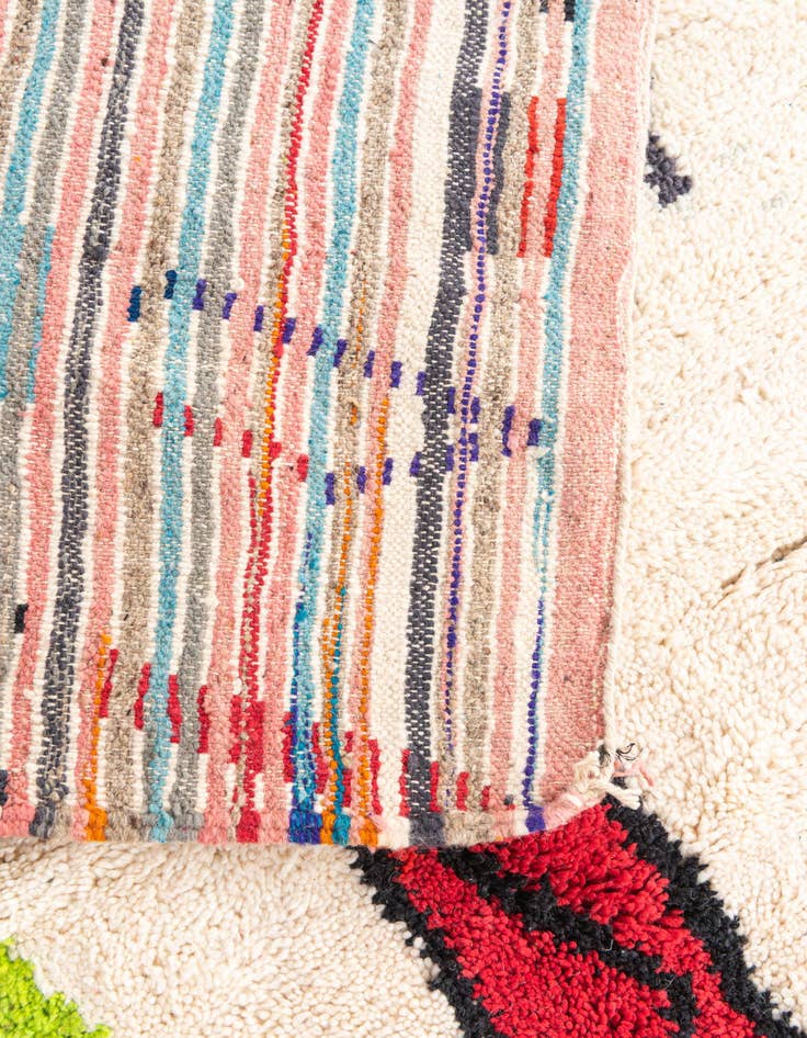 Detail image of  5' x 8' 2  Hand Knotted Moroccan Wool Rug