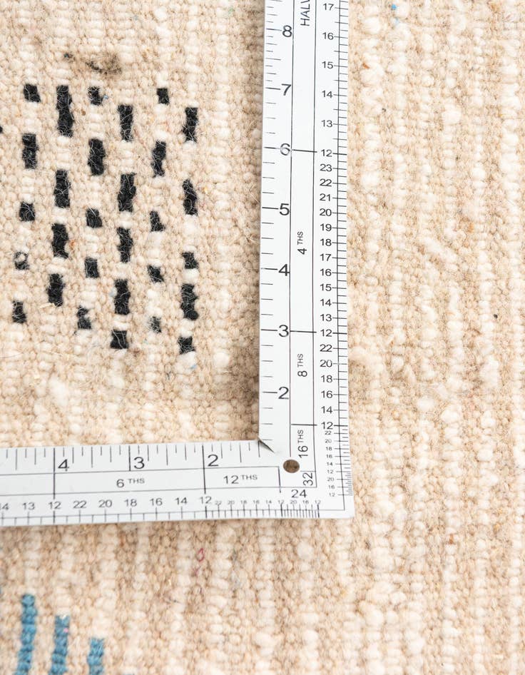 Detail image of  5' 3 x 8' 4  Hand Knotted Moroccan Wool Rug