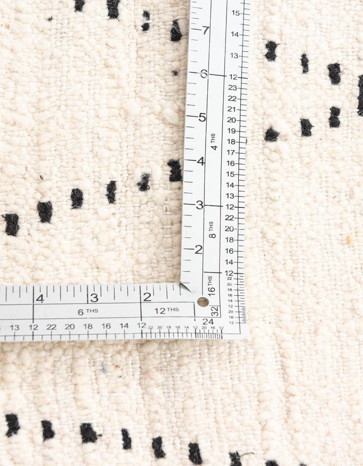 Detail image of  6' 5 x 9' 5  Hand Knotted Moroccan Wool Rug