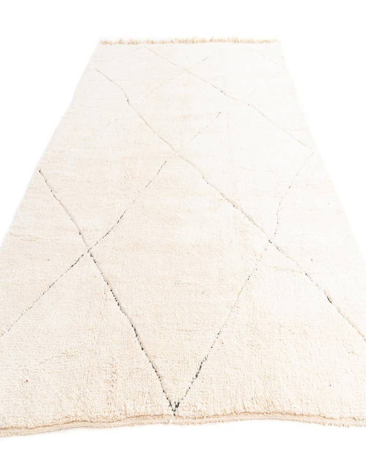 Detail image of  8' 8 x 11'  Hand Knotted Moroccan Wool Rug