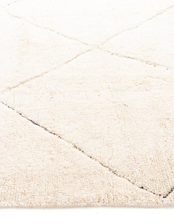 Detail image of  8' 8 x 11'  Hand Knotted Moroccan Wool Rug