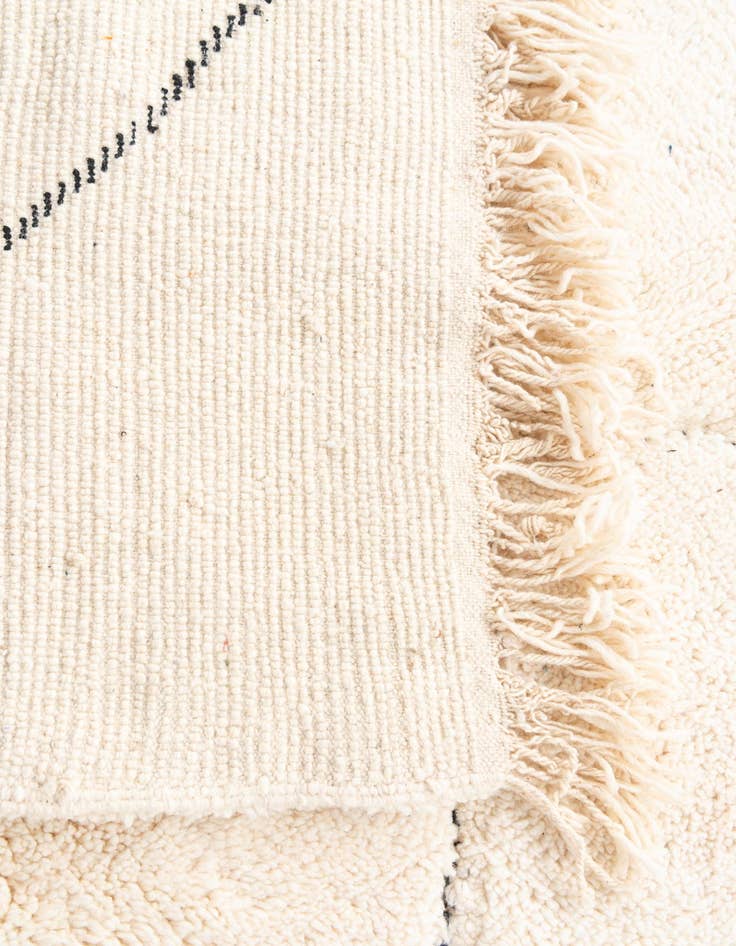 Detail image of  8' 8 x 11'  Hand Knotted Moroccan Wool Rug