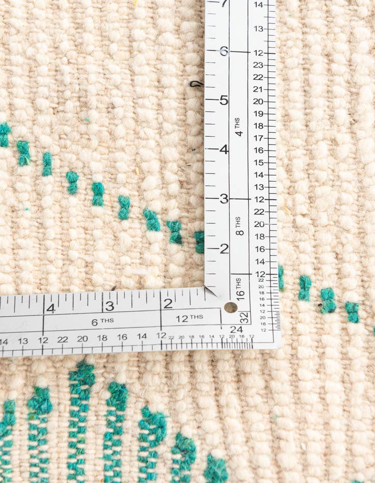 Detail image of  5' 3 x 8' 7  Hand Knotted Moroccan Wool Rug