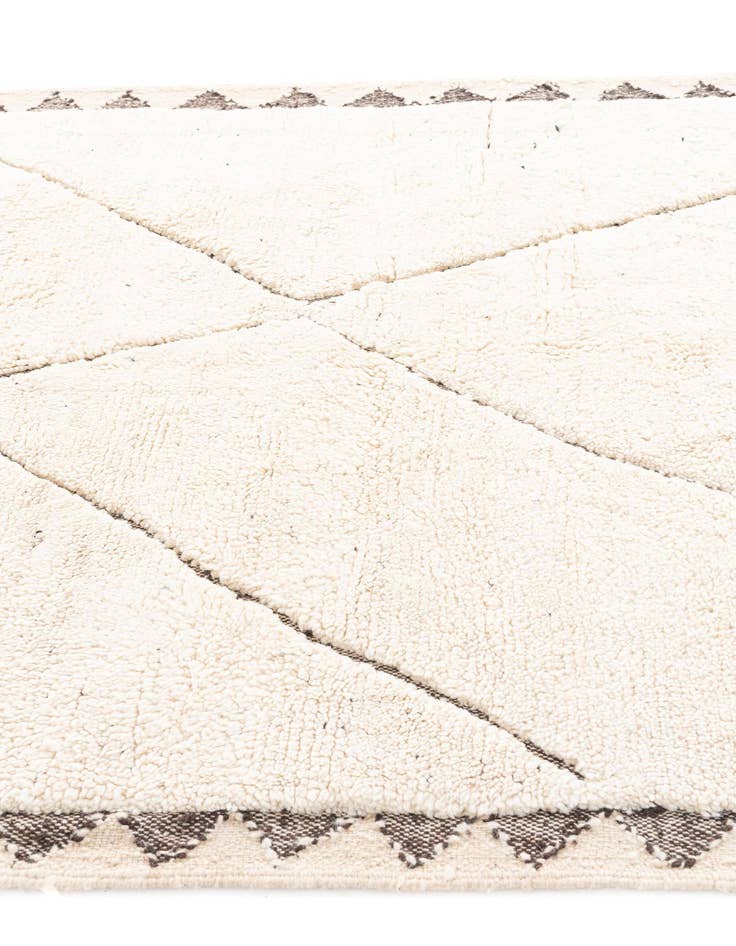 Detail image of  5' 7 x 8' 4  Hand Knotted Moroccan Wool Rug