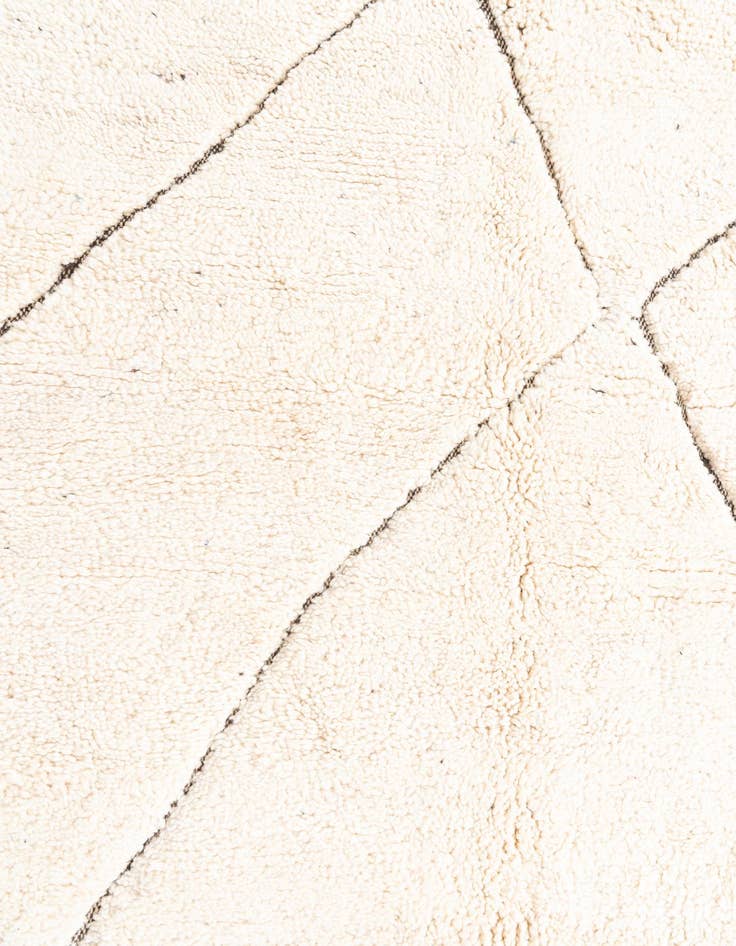 Detail image of  5' 7 x 8' 4  Hand Knotted Moroccan Wool Rug