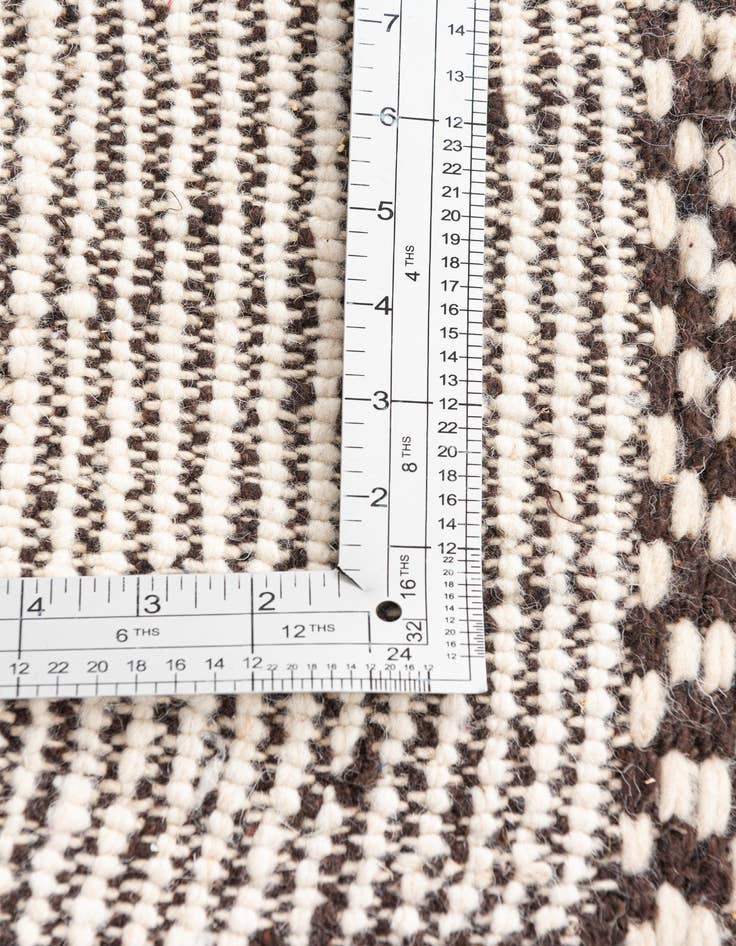 Detail image of  5' 7 x 8' 4  Hand Knotted Moroccan Wool Rug