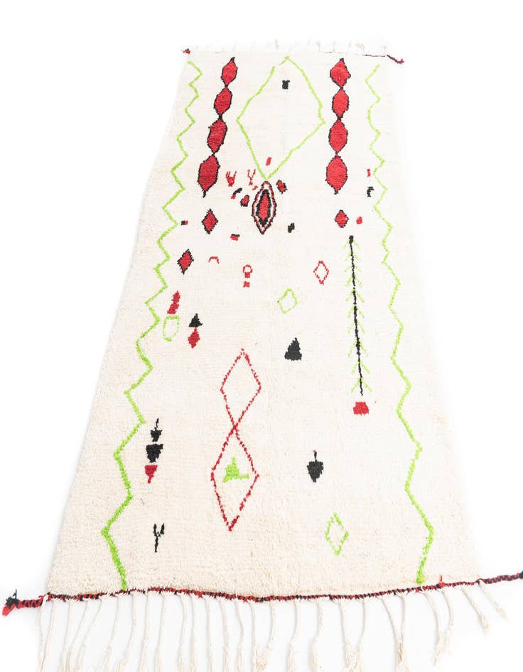 Detail image of  5' x 8' 5  Hand Knotted Moroccan Wool Rug