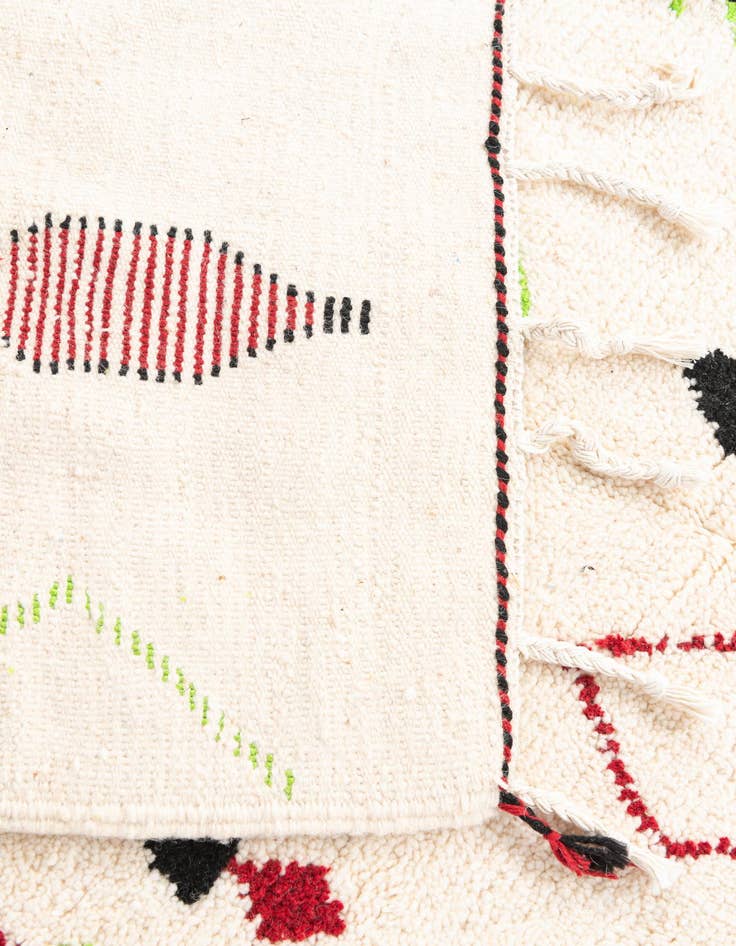 Detail image of  5' x 8' 5  Hand Knotted Moroccan Wool Rug