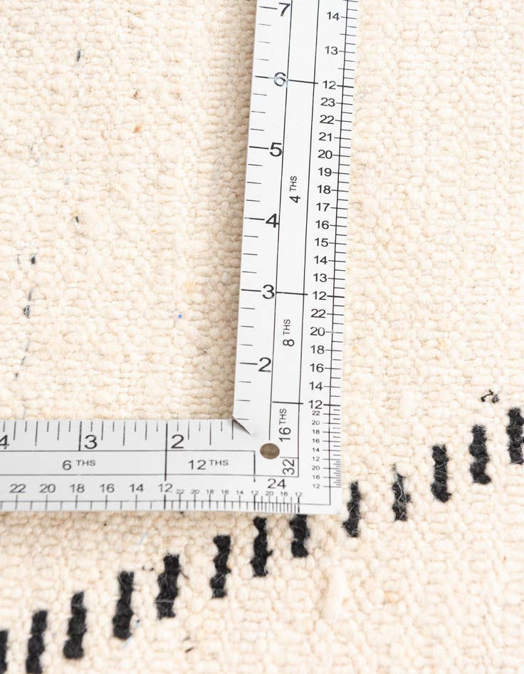 Detail image of  6' 7 x 9' 2  Hand Knotted Moroccan Wool Rug