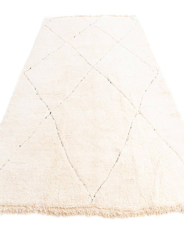 Detail image of  8' 8 x 11'  Hand Knotted Moroccan Wool Rug