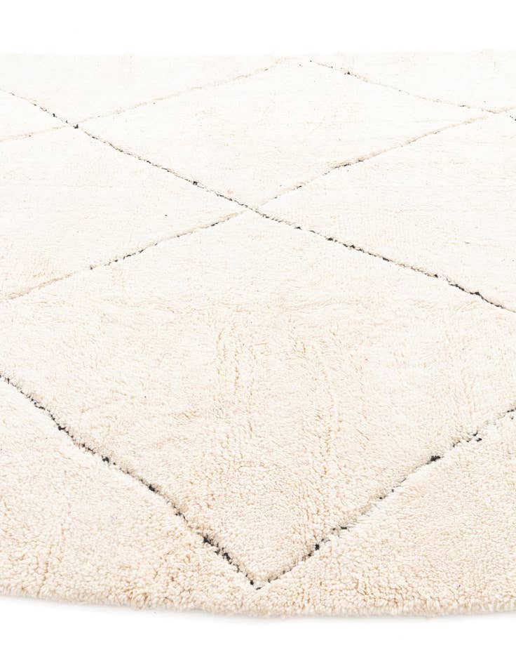 Detail image of  8' 8 x 11'  Hand Knotted Moroccan Wool Rug