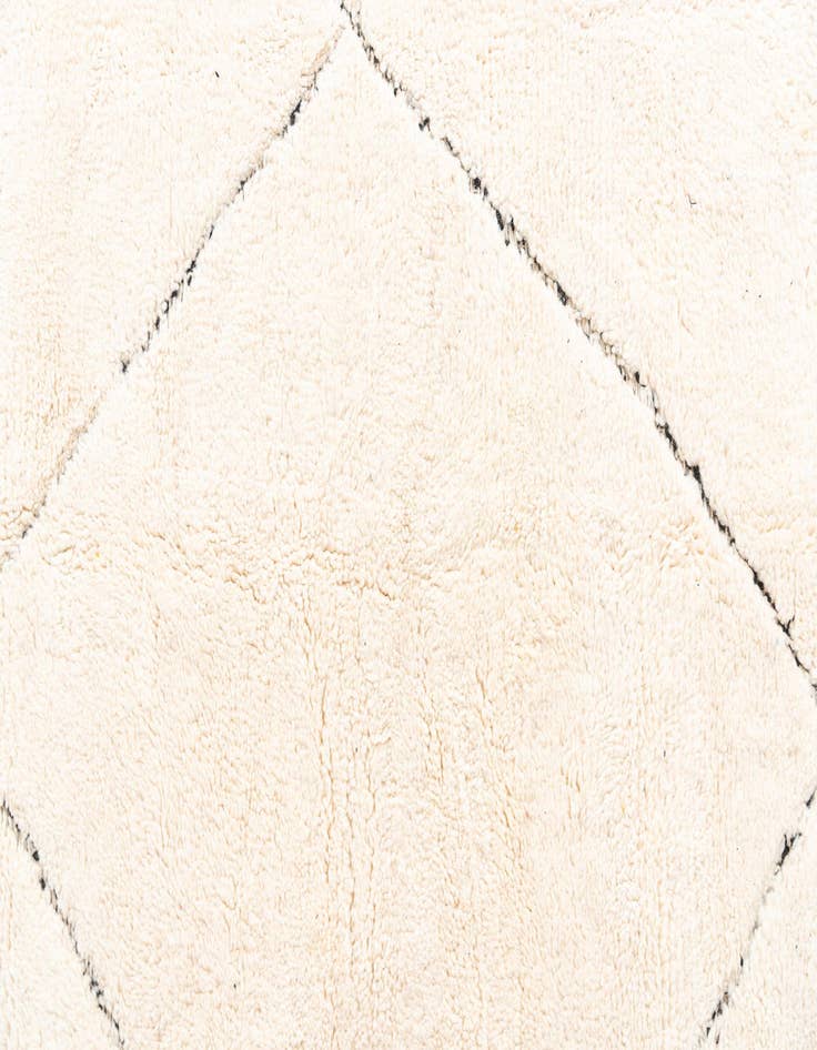 Detail image of  8' 8 x 11'  Hand Knotted Moroccan Wool Rug