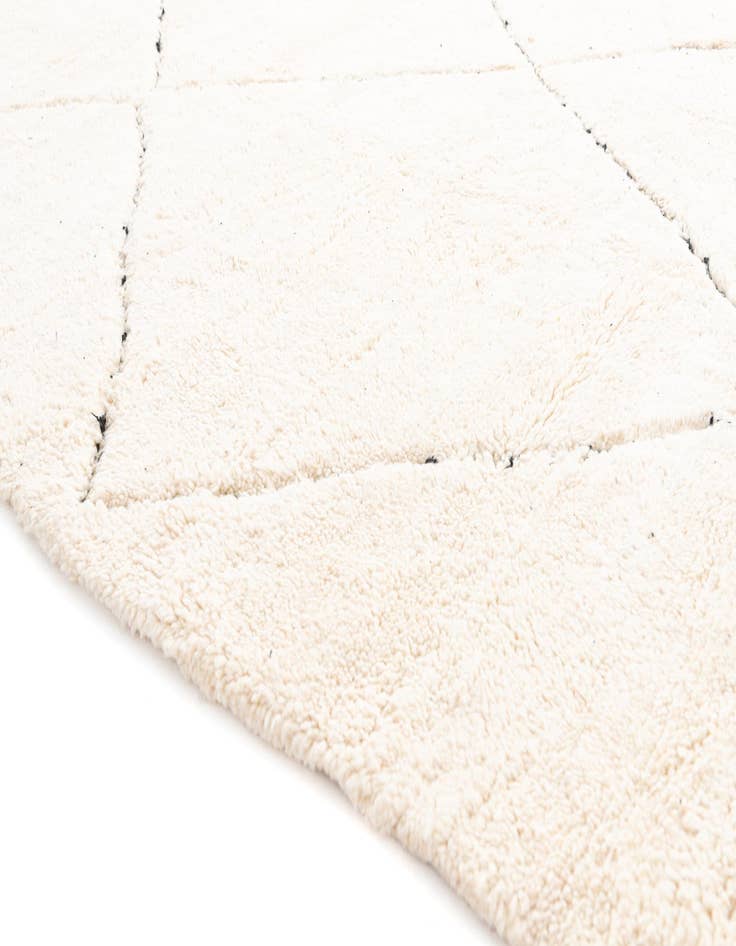 Detail image of  8' 8 x 11'  Hand Knotted Moroccan Wool Rug