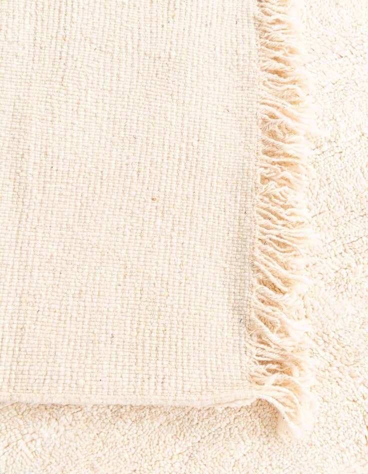 Detail image of  6' 4 x 10' 4  Hand Knotted Moroccan Wool Rug