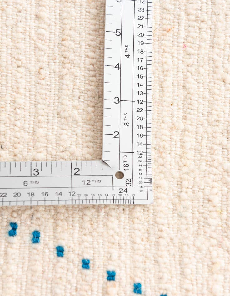 Detail image of  5' 4 x 7' 7  Hand Knotted Moroccan Wool Rug