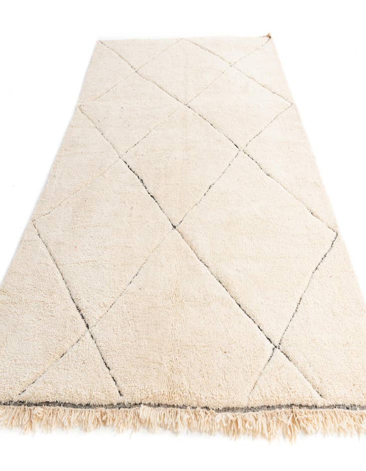 Detail image of  7' 2 x 10'  Hand Knotted Moroccan Wool Rug