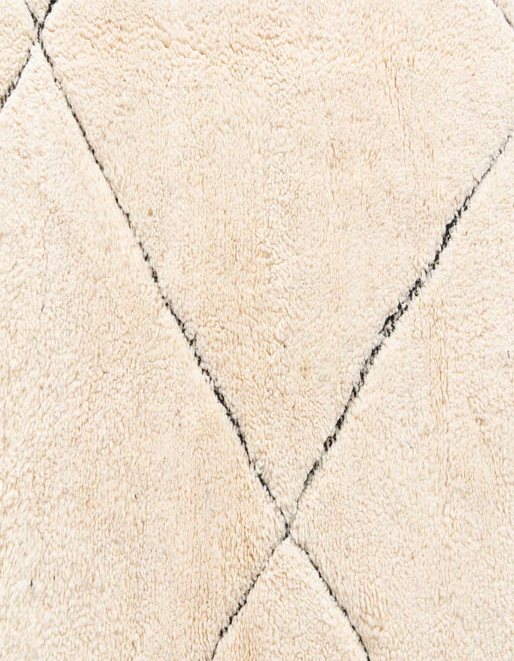 Detail image of  7' 2 x 10'  Hand Knotted Moroccan Wool Rug