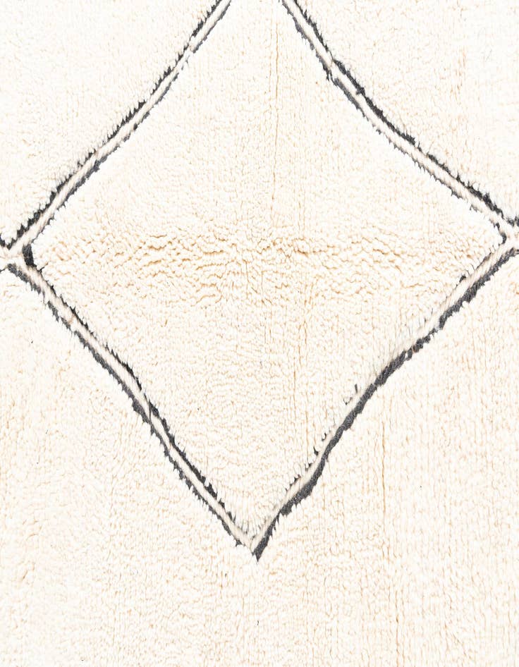 Detail image of  5' 5 x 7' 10  Hand Knotted Moroccan Wool Rug