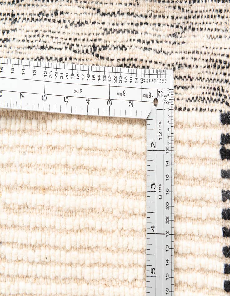 Detail image of  5' 5 x 7' 10  Hand Knotted Moroccan Wool Rug