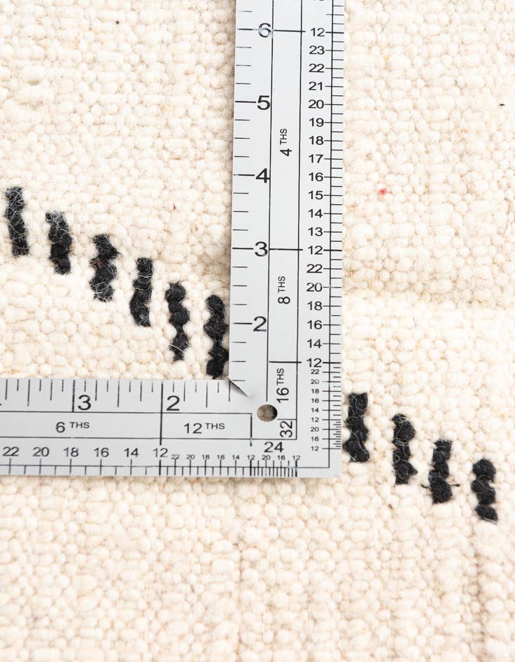 Detail image of  5' 8 x 9' 8  Hand Knotted Moroccan Wool Rug