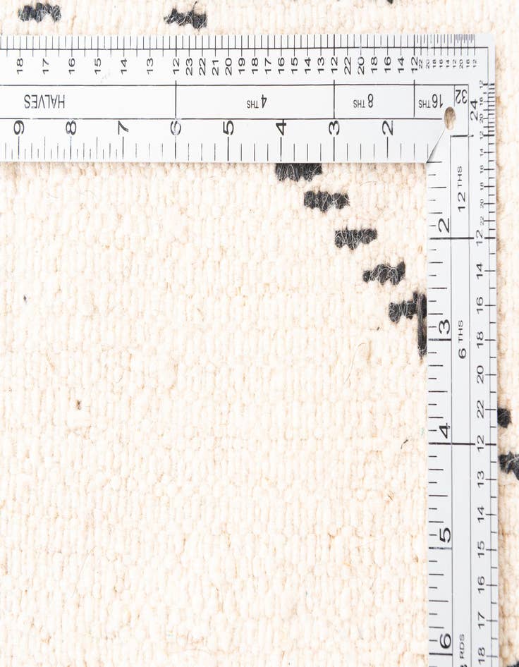 Detail image of  5' x 8'  Hand Knotted Moroccan Wool Rug