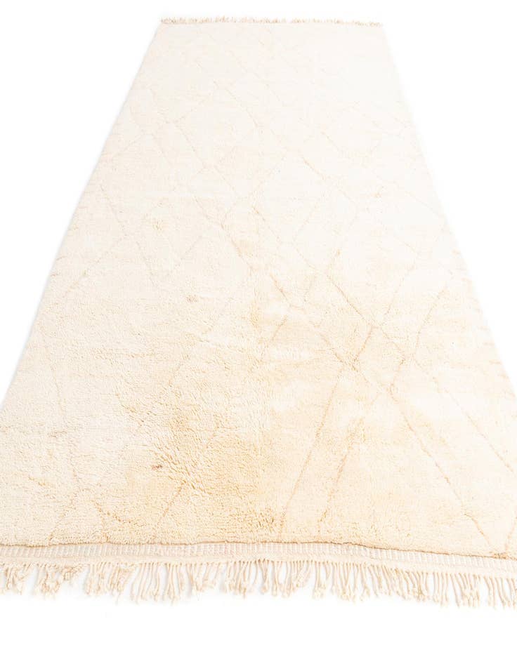 Detail image of  7' 4 x 11' 6  Hand Knotted Moroccan Wool Rug