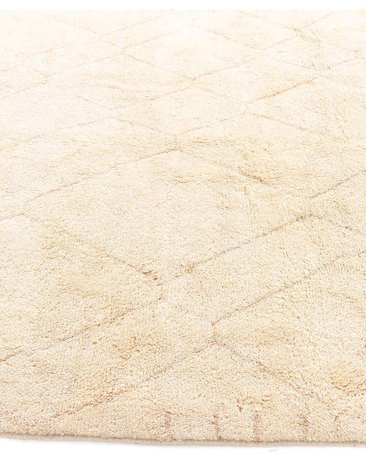 Detail image of  7' 4 x 11' 6  Hand Knotted Moroccan Wool Rug