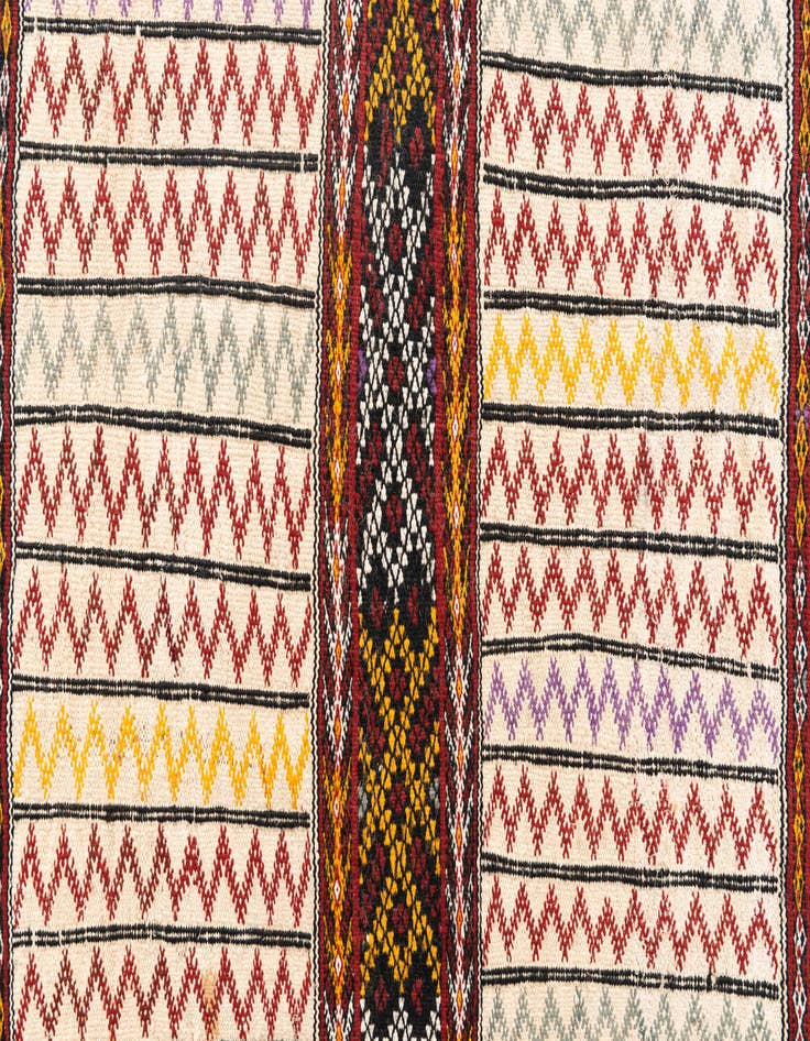 Detail image of  3' 7 x 5' 2  Hand Knotted Moroccan Oriental Wool Rug