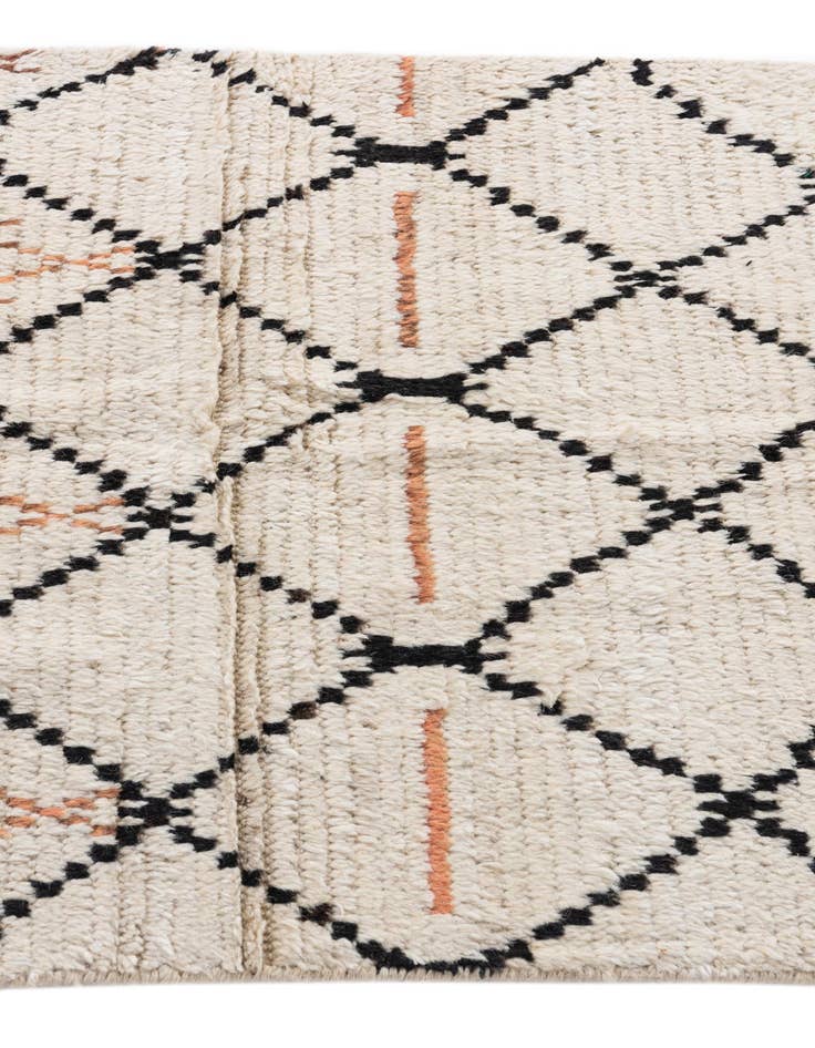 Detail image of  3' x 5' 4  Hand Knotted Moroccan Wool Rug