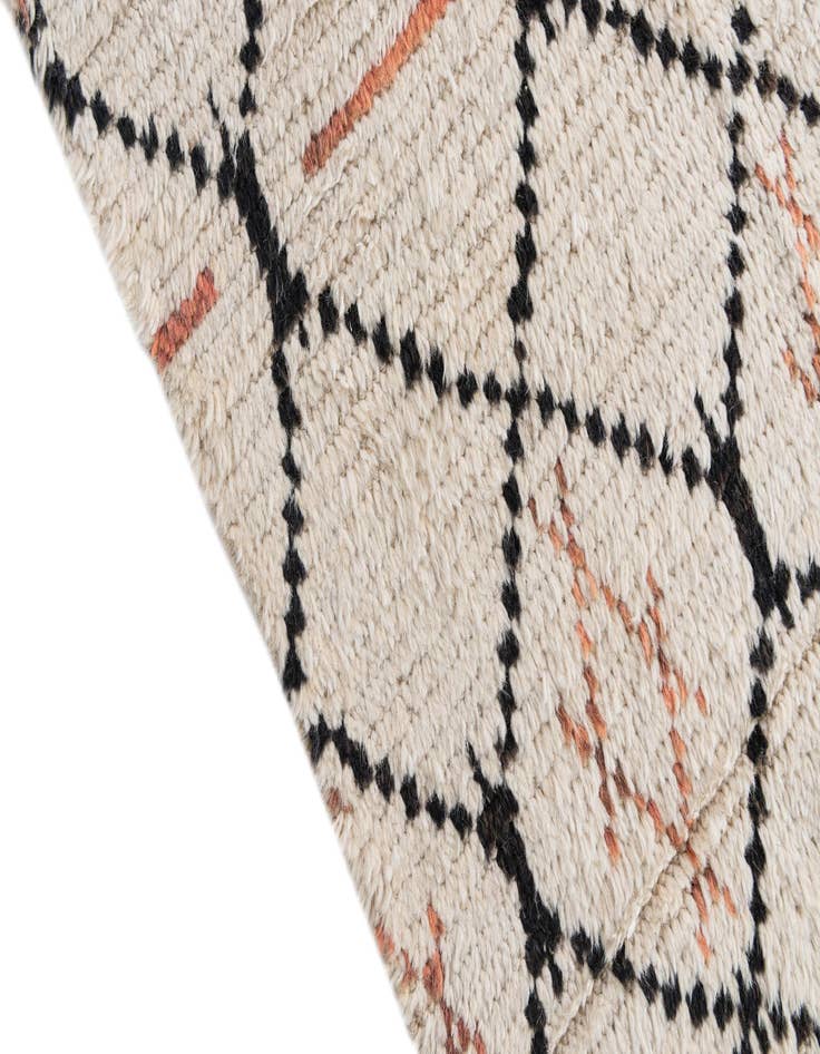 Detail image of  3' x 4' 8  Hand Knotted Moroccan Wool Rug