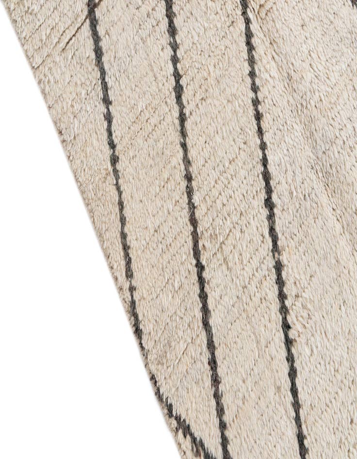 Detail image of  6' x 9' 6  Hand Knotted Moroccan Wool Rug