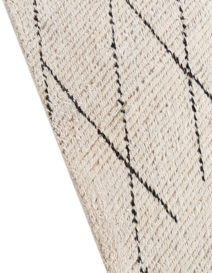 Detail image of  8' x 10' 8  Hand Knotted Moroccan Wool Rug