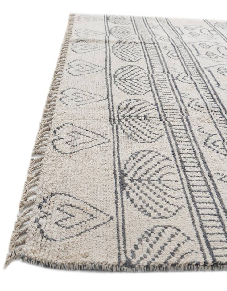 Detail image of  8' x 10' 5  Hand Knotted Moroccan Wool Rug