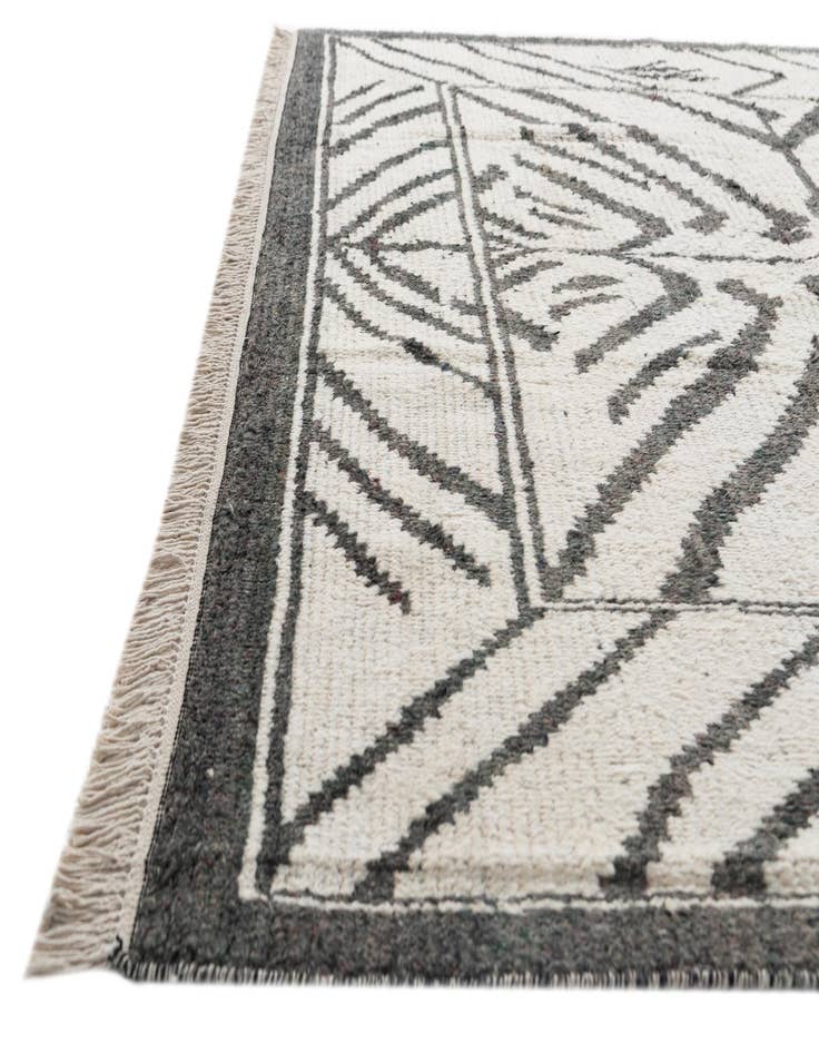Detail image of  8' 3 x 10' 6  Hand Knotted Moroccan Wool Rug