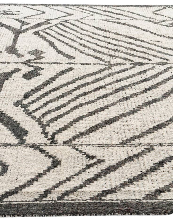 Detail image of  8' 3 x 10' 6  Hand Knotted Moroccan Wool Rug