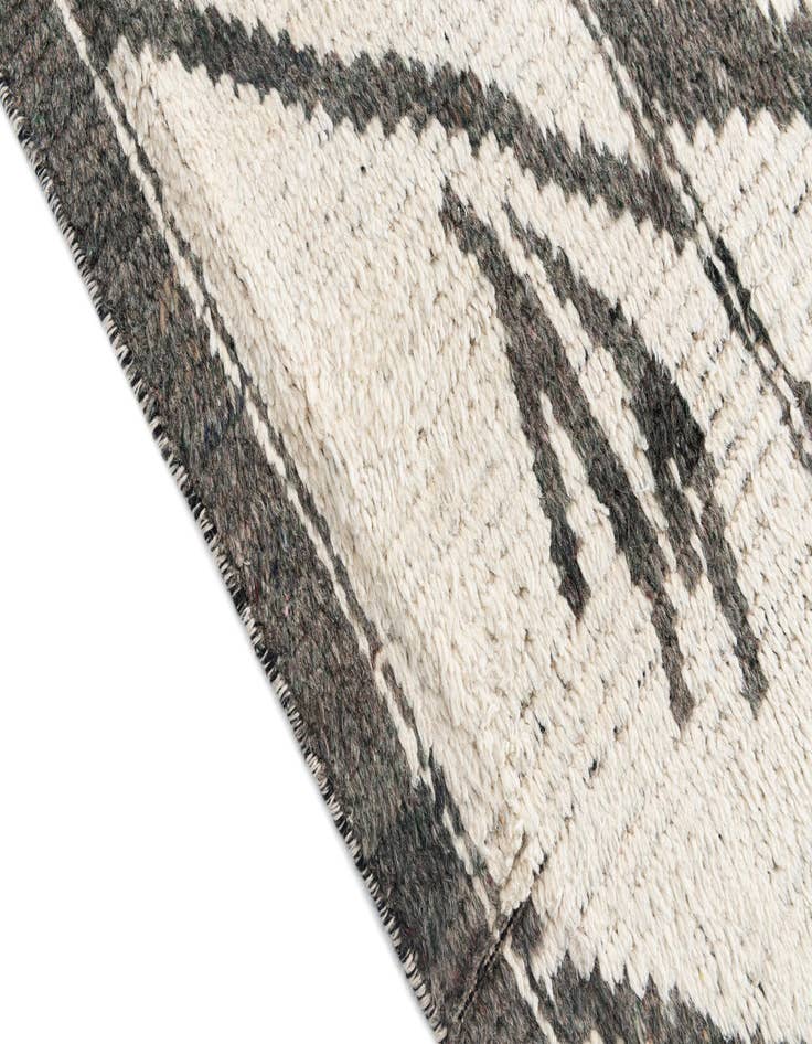 Detail image of  8' 3 x 10' 6  Hand Knotted Moroccan Wool Rug