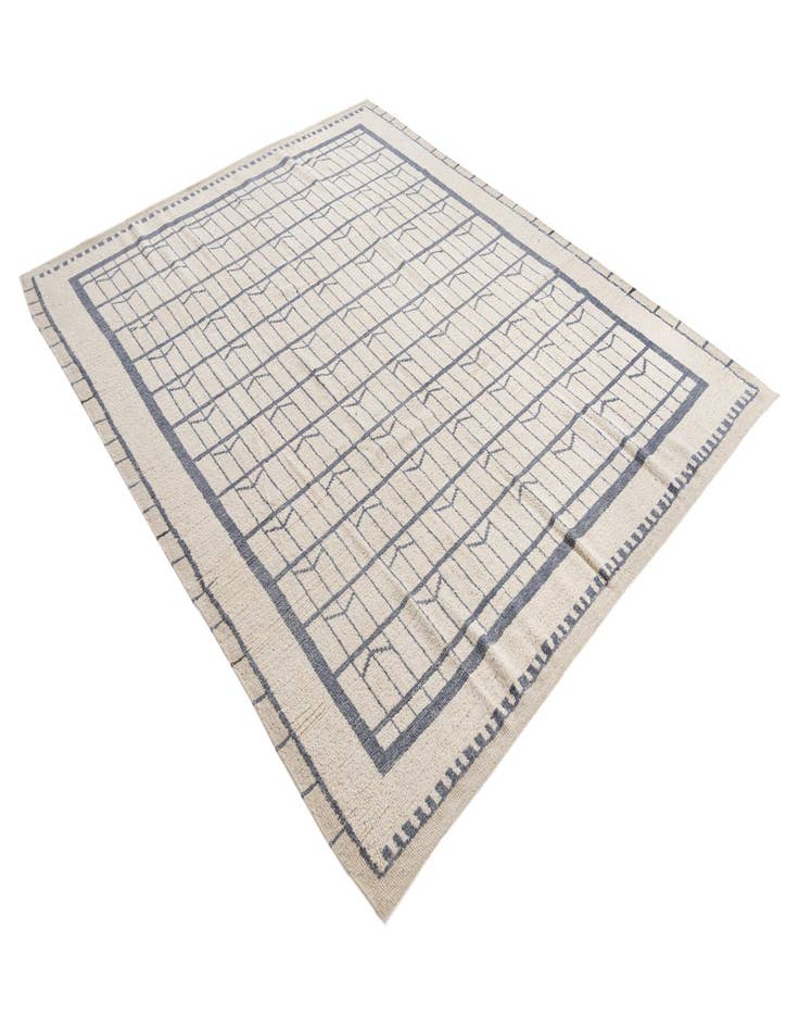 Detail image of  8' 8 x 10' 8  Hand Knotted Moroccan Wool Rug