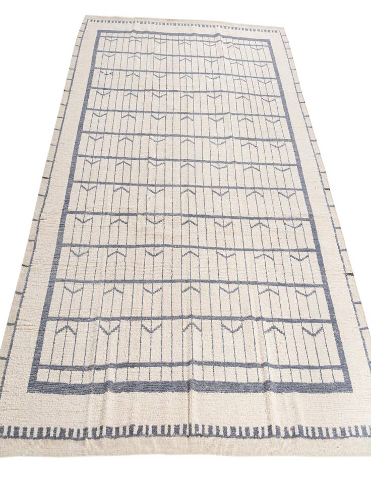 Detail image of  8' 8 x 10' 8  Hand Knotted Moroccan Wool Rug