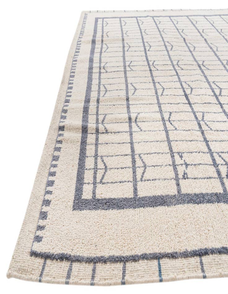 Detail image of  8' 8 x 10' 8  Hand Knotted Moroccan Wool Rug