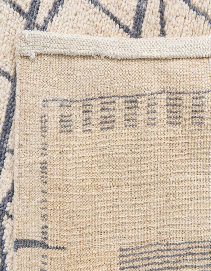 Detail image of  8' 8 x 10' 8  Hand Knotted Moroccan Wool Rug