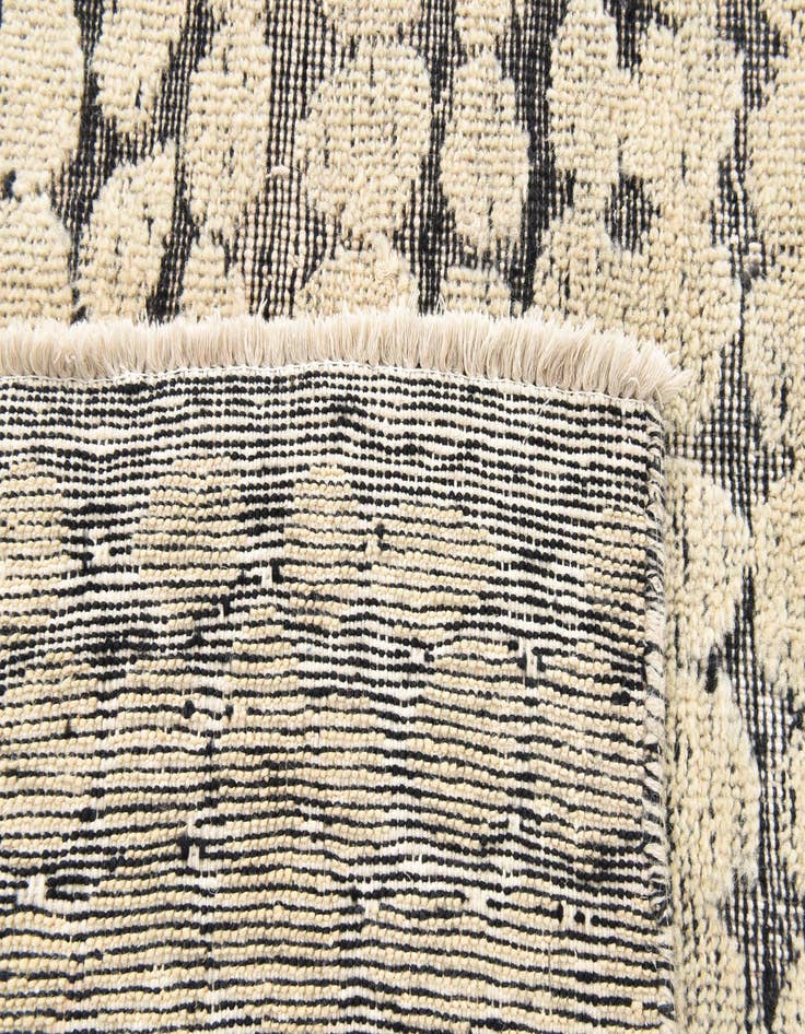 Detail image of  5' 6 x 8' 3  Hand Knotted Moroccan Wool Rug