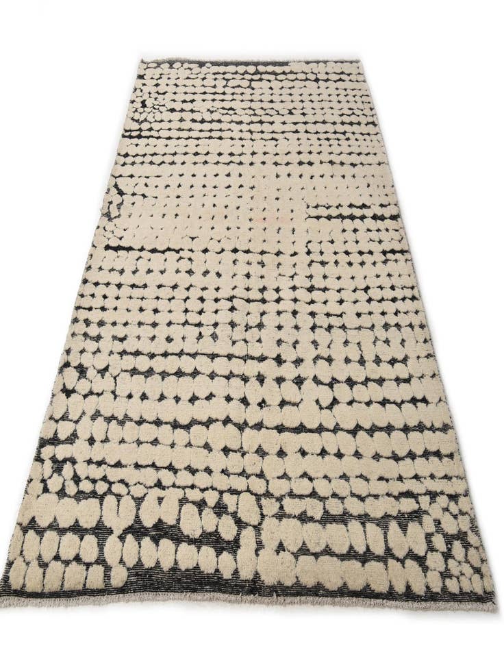 Detail image of  5' 6 x 8' 5  Hand Knotted Moroccan Wool Rug