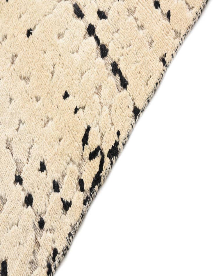 Detail image of  5' 4 x 8' 3  Hand Knotted Moroccan Wool Rug