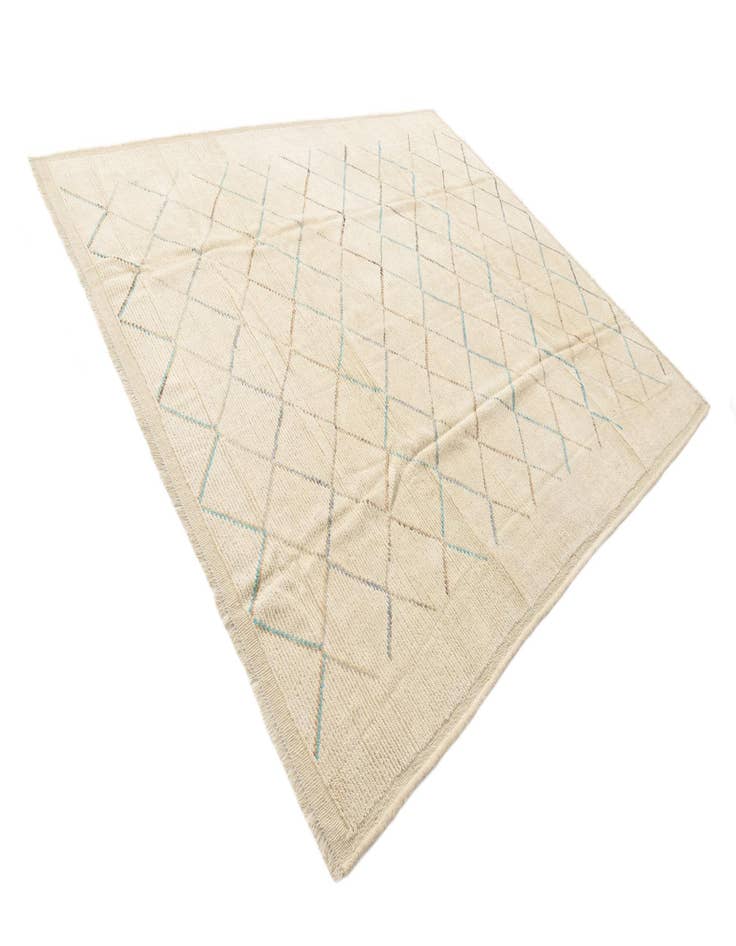 Detail image of  8' 4 x 10' 4  Hand Knotted Moroccan Wool Rug