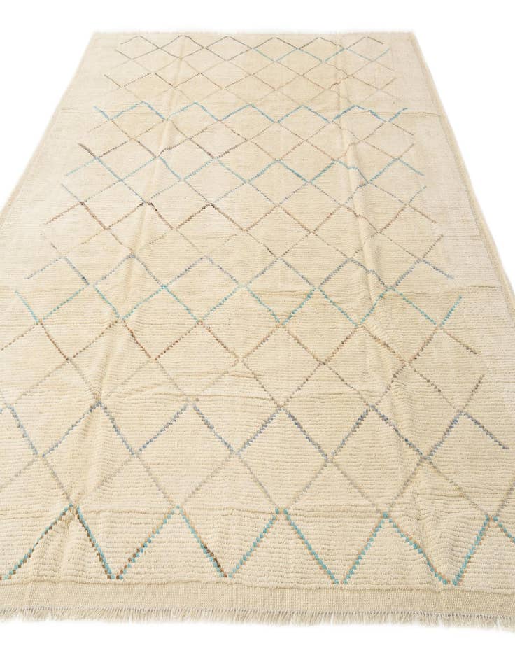 Detail image of  8' 4 x 10' 4  Hand Knotted Moroccan Wool Rug